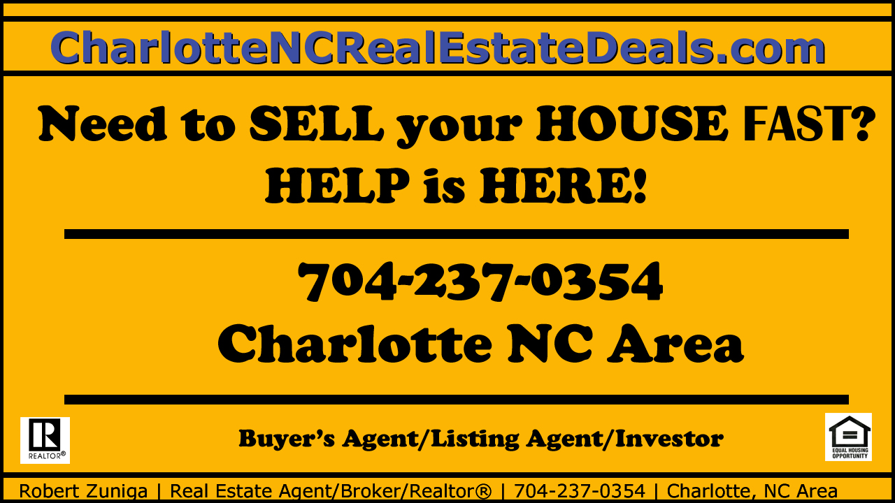 15-Need to Sell Your House Fast in the Charlotte NC Area-Realtors-Investor Resources
