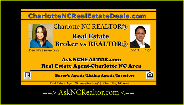 25-Charlotte Real Estate Broker vs REALTOR